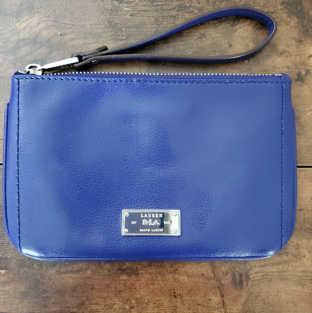 Ralph Lauren EST 1967 Wristlet Blue